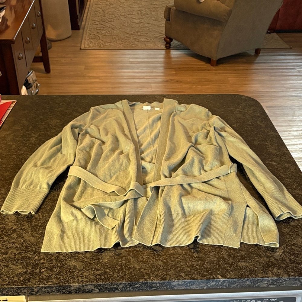 Cozy Sage Green Cardigan